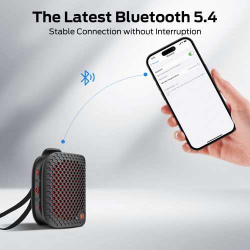 TWS Magnetic Clip Bluetooth Speaker | Ultra-Long Battery Life | Portable Waterproof Subwoofer | Car/Desktop Sports Speaker | Skin-Friendly Magnetic
