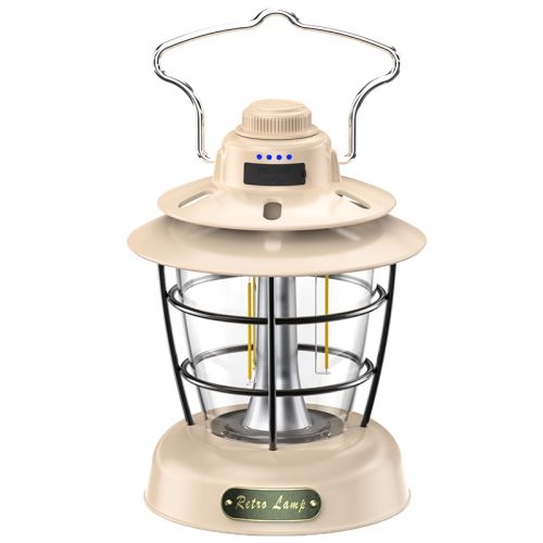 New Outdoor Camping Lantern, LED Retro Lantern, Portable Tent Light, USB Portable Lighting, Outdoor Camping Lantern, Foldable Hanging Camping Lantern