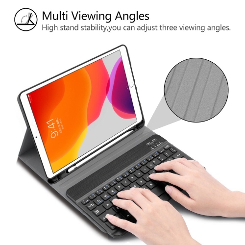 Tasnim Keyboard Case for iPad Air 13-inch 2025 / (M2) 2024 with Pencil Holder - Soft TPU Back Cover with Magnetically Detachable Bluetooth Keyboard