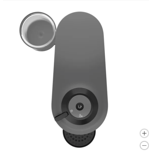 Nespresso Vertuo Pop+ Deluxe Coffee and Espresso Machine by Breville with Aeroccino Milk Frother, Titan