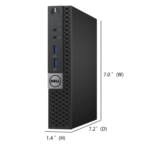 Dell OptiPlex 3040 Micro Business Desktop - Intel Core i5-6400T, 16GB Memory, 240GB SSD, Win 11 Pro + Wi-Fi by DELL - Refurbished condition - Image 2
