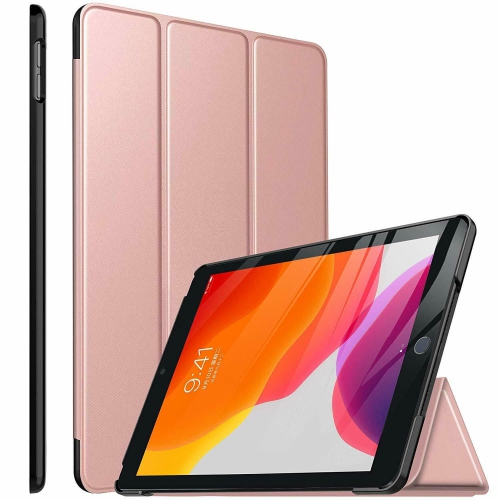 TASNIM  Smart Case for Ipad Air 3Rd 10.5" 2019 / Ipad Pro 10.5" 2017, Slim Lightweight Stand Cover With Translucent Frosted Back - Rose In Gold