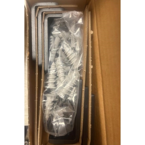 Floating Shelf Brackets | Hidden Black Carbon Steel Brackets for 6-inch Board Kitchen, Nursery | Minimalist Design for Fireplace Mantel, Bookshelves,