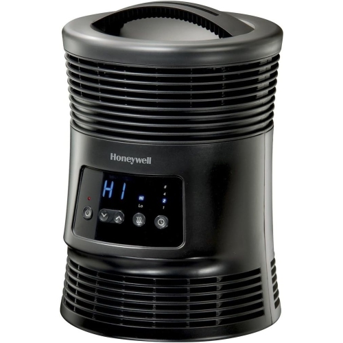 GENERIC  Honeywell Hhf370Bc 360° Digital Surround Heat Fan Forced Space Heater for Bedroom, Office, Indoor Space In Black