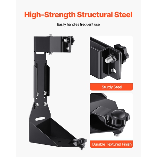 VEVOR High Lift Jack Mount Bracket, Farm Jack Holder Mounting Kit, Mount Carrier for Off Road Jacks, Compatible With YJ, TJ (1997-2006), JK