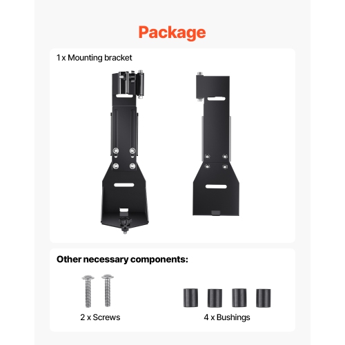 VEVOR High Lift Jack Mount Bracket, Farm Jack Holder Mounting Kit, Mount Carrier for Off Road Jacks, Compatible With YJ, TJ (1997-2006), JK