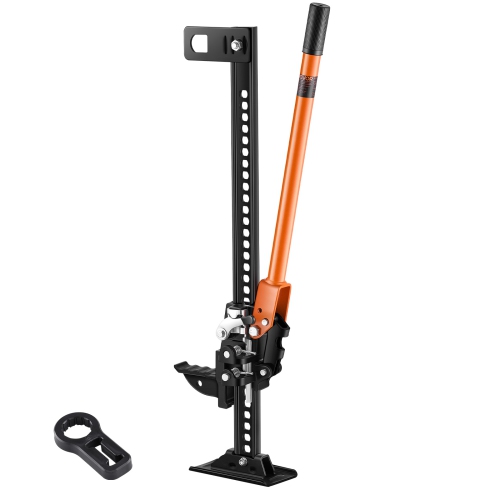 VEVOR 34" Farm Jack, Utility High Lift Farm Jack, 3.18 Ton Capacity Ratcheting Off Road Utility Jacks, Heavy-Duty Lift Jacks with 5.12"-28" Lifting