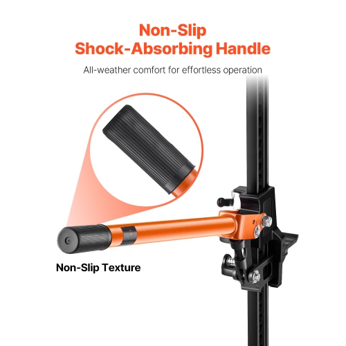 VEVOR 34" Farm Jack, Utility High Lift Farm Jack, 3.18 Ton Capacity Ratcheting Off Road Utility Jacks, Heavy-Duty Lift Jacks with 5.12"-28" Lifting