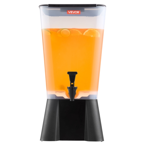 VEVOR 5 Gallon Beverage Dispenser, Drink Dispenser for Parties, Plastic Juice Dispensers with No-Drip Spigot, Iced Tea Lemonade Juice Water