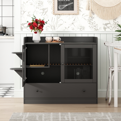 Famapy Premium Composite Indoor Medium Cat House with Elegant Design & Functional Storage – Spacious, Durable Pet Home for Cats and Small Pets,,Black