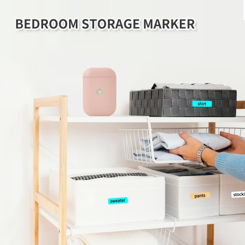 Label Printer Pocket Smartphone Gap Label Maker BT Wireless Thermal Printing 203DPI