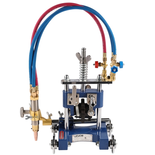 VEVOR CG2-11Y Manual Pipe Cutting Machine, 0.2"-2" Thick Pipe Beveling Machine with 82-in Chain, 0°-45° Adjusted Angle Gas Cutting Machine with 3