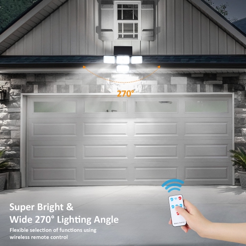 Ensemble de 2 lampes murales solaires avec télécommande Éclairage blanc brillant écoénergétique pour entrée de jardin de patio de style moderne