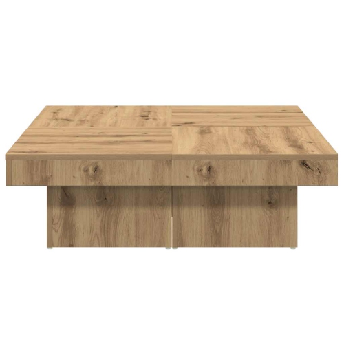 vidaXL Coffee Table Artisan Oak 90x90x28 cm Engineered Wood