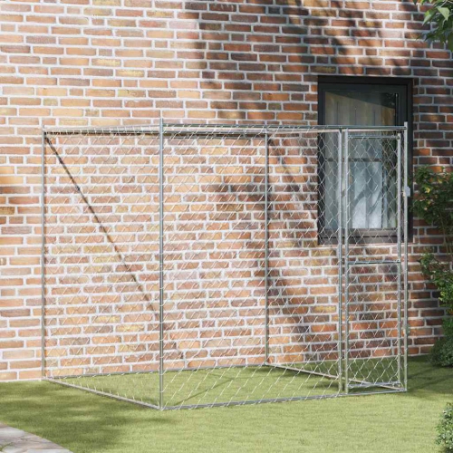 vidaXL Dog Cage 2 x 2 x 2 m Steel
