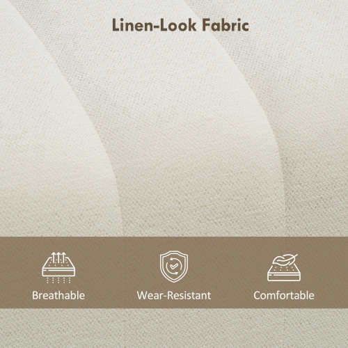 HOMCOM 43" Modern Bedroom Bench, Upholstered End of Bed Bench, Load up to 485 lbs, Channel Tufted Ottoman, Footrest for Bedroom, Hallway, Living