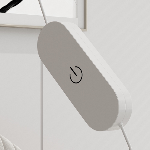 Famapy Composite 4-Shelf Wine & Dinnerware Cabinet Integrated LED Lighting – Modern Storage Cabinet for Wine, Glassware, Plates, White