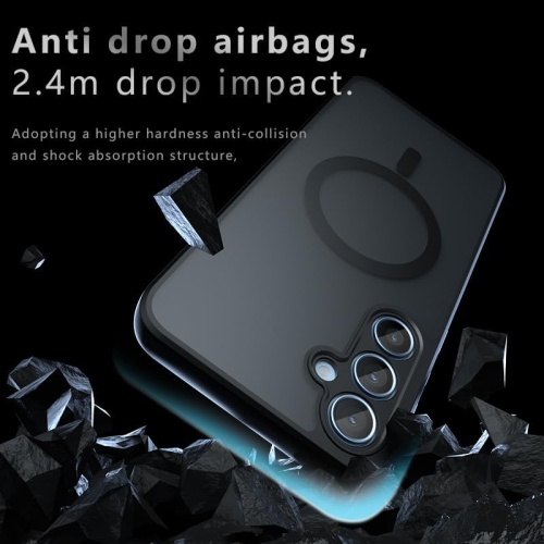 Convient à l'étui de téléphone mobile S23 Ultra de Samsung avec étui de protection magnétique givré résistant aux chutes qui ressemble à la peau