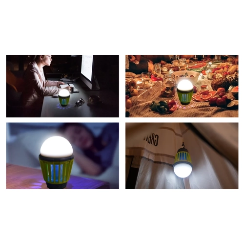 Outdoor Household Waterproof Lighting Atmosphere Camping Lantern Camping Mosquito Repellent Mosquito Killer Canopy Hanging Lantern Tent Stall Light -