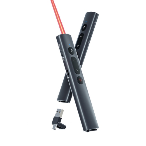 Tourne-page laser rouge, télécommande pour les entreprises, l'enseignement et les présentations de conférence, multimédia, portée laser de 200