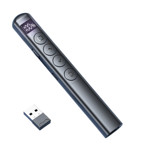 GREEN SCENIC  Multimedia Laser Presenter, Wireless Remote Control Presentation Pen, 100-Meter Remote Control, Magnetic Receiver, Long Standby Time