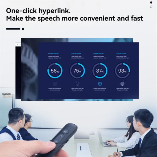 Pointeur laser sans fil, portée laser 200&nbsp;m, technologie sans fil 2,4&nbsp;GHz, prêt à l'emploi, compatibilité avec plusieurs systèmes