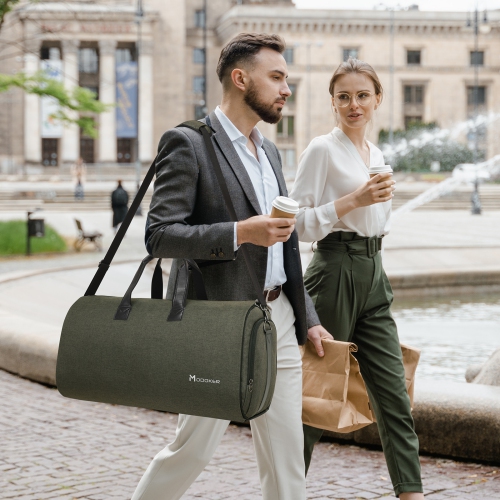 Meidale – Sac à vêtements convertible avec bandoulière | Sac de sport de cabine pour hommes, femmes - Sacs de voyage 2 en 1 pour valise suspendue -