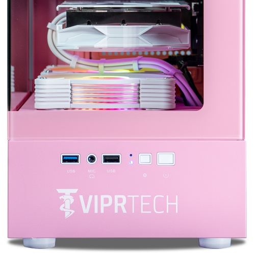 ViprTech Stryker 4.0 Liquid-Cooled PC - AMD Ryzen 7, NVIDIA RTX 5060 8GB, 16GB DDR4 3200, 1TB NVMe SSD, WiFi BT, Win 11 Pro, Gaming Desktop Computer