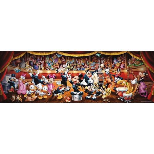 Clementoni 39445 – Disney Panorama Collection Orchestra Puzzle, 1000 Pieces