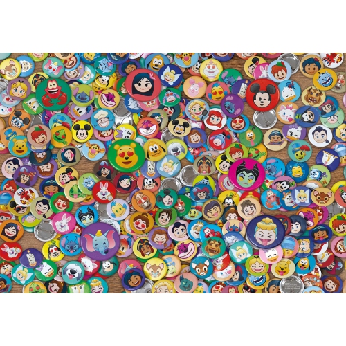 Clementoni - Disney Emoji Impossible Emoji-1000 Pieces,