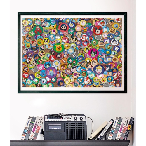 Clementoni - Disney Emoji Impossible Emoji-1000 Pieces,