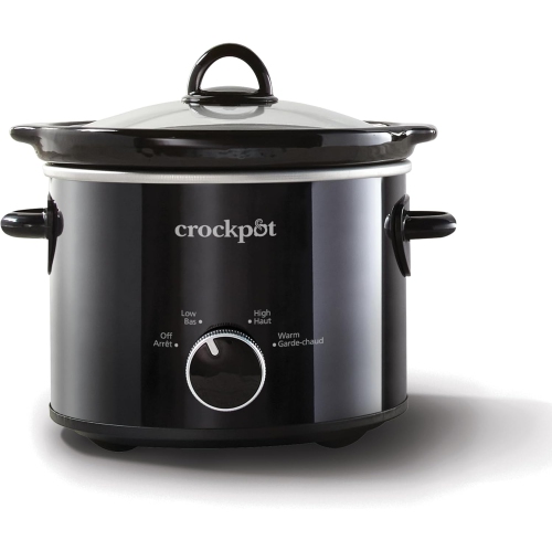 Mijoteuse Crock-Pot, 2 pintes Mijoteuse classique, petite mijoteuse, noir