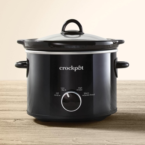 Mijoteuse Crock-Pot, 2 pintes Mijoteuse classique, petite mijoteuse, noir