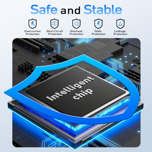 BENFEI 2.5" SATA to USB Enclosure, Tool-Free, 6Gbps, UASP, Optimized for SSD/HDD