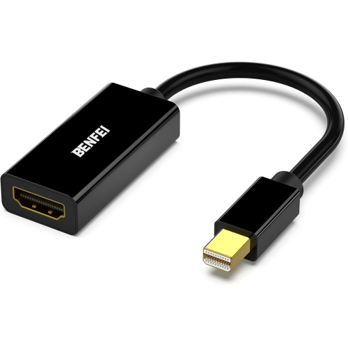 BENFEI Mini DP to HDMI Adapter, Gold-Plated, Thunderbolt Compatible for MacBook, Surface Pro