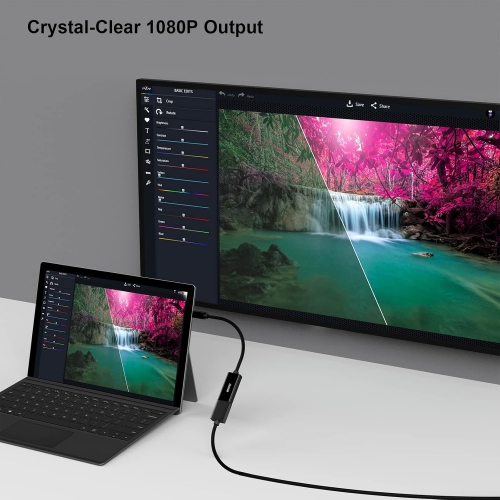 BENFEI Mini DP to HDMI Adapter, Gold-Plated, Thunderbolt Compatible for MacBook, Surface Pro