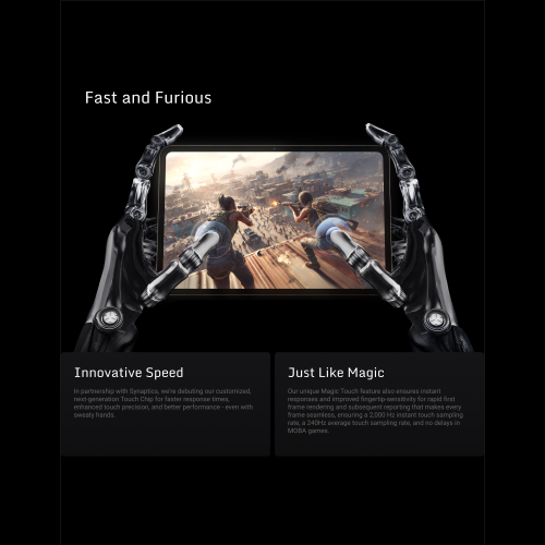 REDMAGIC Astra Gaming Tablet – 9.06″ 2.4K 165 Hz OLED, Snapdragon 8 Elite, 8200mAh Battery, 12+256GB Silver