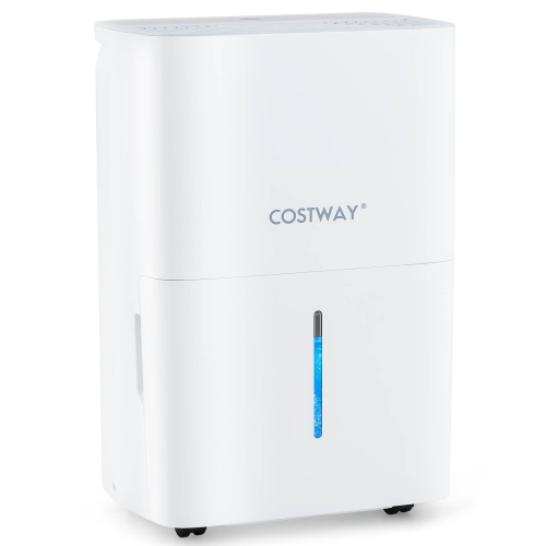 Costway 65/94.5/150 Pints Dehumidifier with 2 Modes & 3 Fan Speeds 24-Hour Timer 5000/6000/7000 Sq. ft Coverage Area
