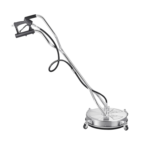 VEVOR 18" Pressure Washer Surface Cleaner, Stainless Steel Pressure Washer Attachments with 4 Wheels, 4000 Max PSI, 3/8 Quick Connector, 2 Spray