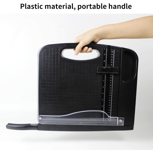 Coupe-papier portatif A4 coupe-papier bureau coupe-papier en acier inoxydable conception couteau de précision échelle, coupe-papier