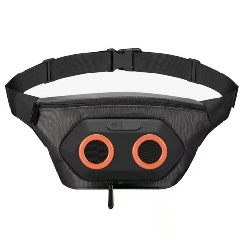 Outdoor waist bag Bluetooth speaker: dual speakers+ sports detachable crossbody bag+waist bag audio+wireless portable audio + sports cycling,