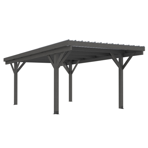 AECOJOY 12'x17' Wood Gazebo, Hardtop Outdoor Pergolas for Patio, Heavy Duty Gazebos on Clearance