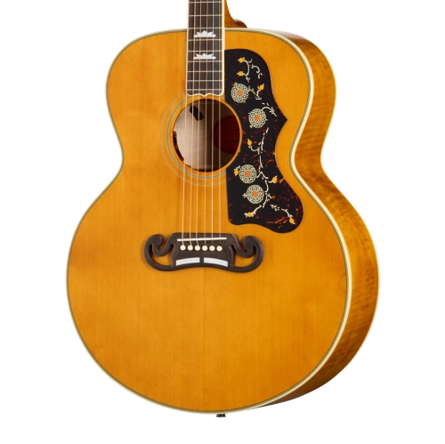 Epiphone 1957 SJ-200 Reissue Acoustic/Electric Guitar with Hardshell Case - Antique Natural