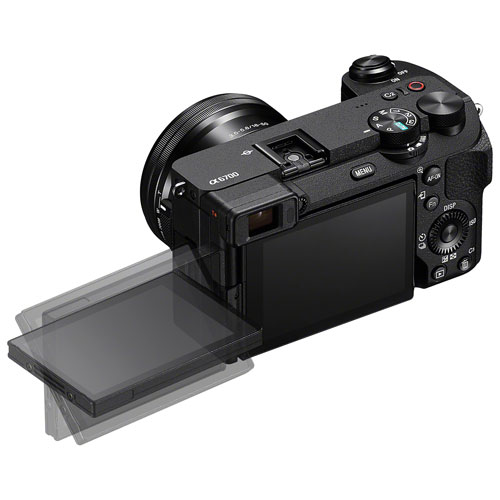 Appareil photo sans miroir à objectif interchangeable Alpha 6700 APS-C avec objectif 16-50 mm de Sony - Noir