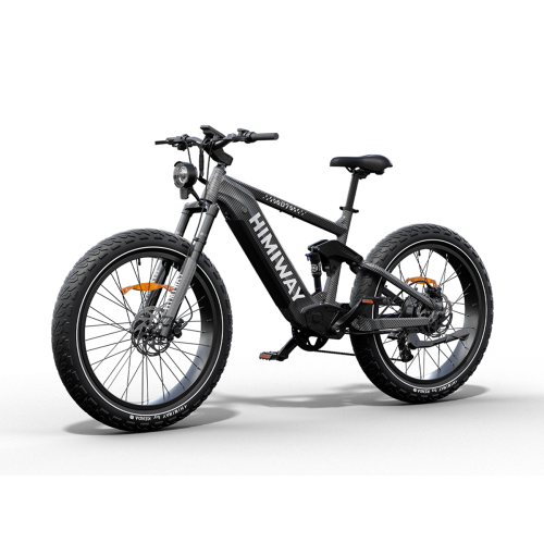 Himiway D7 Full Suspension Electric Hunting Bike | 1000W Motor | 48V 20Ah Battery | 26x4.5" Fat Tires | Up to 128 Km Range | 40Km/h Top Speed