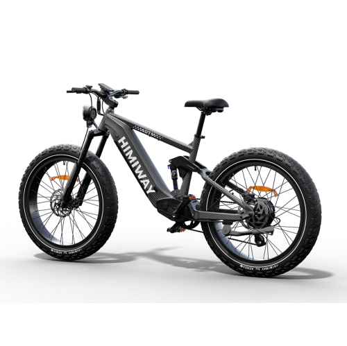 Himiway D7 Full Suspension Electric Hunting Bike | 1000W Motor | 48V 20Ah Battery | 26x4.5" Fat Tires | Up to 128 Km Range | 40Km/h Top Speed