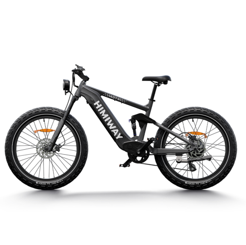 Himiway D7 Full Suspension Electric Hunting Bike | 1000W Motor | 48V 20Ah Battery | 26x4.5" Fat Tires | Up to 128 Km Range | 40Km/h Top Speed