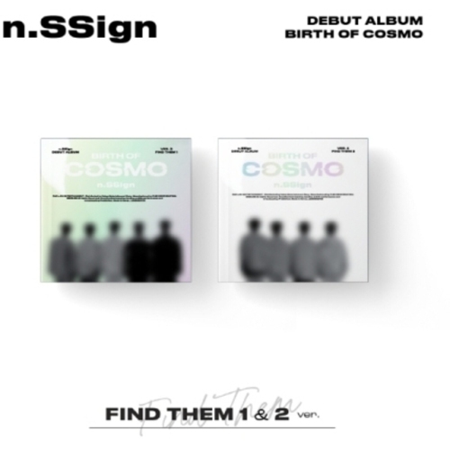 N.Ssign - Birth Of Cosmo - Find Them Version - Random Cover - incl. 80pg Photobook, Poster, 2 Unit Photocard + Find Postcard [COMPACT DISCS]