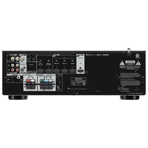Récepteur AV Ultra HD 4K 5.1 canaux AVR-S270BT de Denon - Exclusivité Best Buy