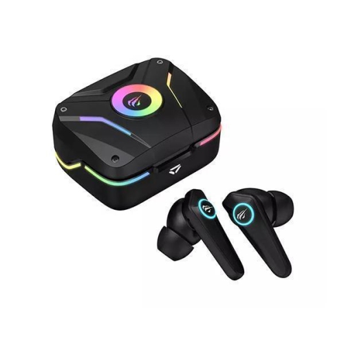 Havit -TW952 PRO Game True Wireless Stereo Earbuds with Stylish LED light & Dual Microphone - Black